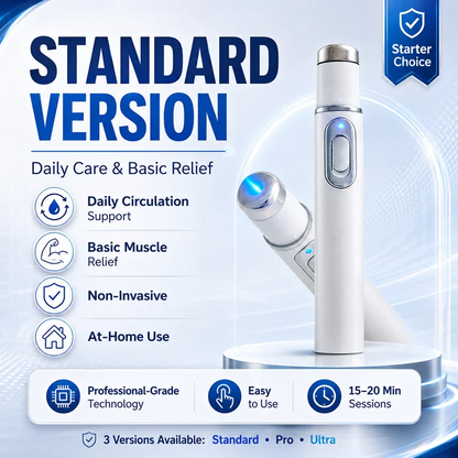 Advanced Acoustic Shockwave Therapy restores penile tissue health to enhance rise rigidity, stamina, and male performance confidence, relieving muscle pain, joint stiffness, tendon discomfort📈
