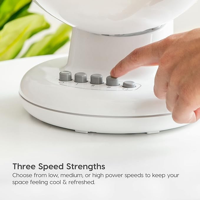 Small swing head circulating fan