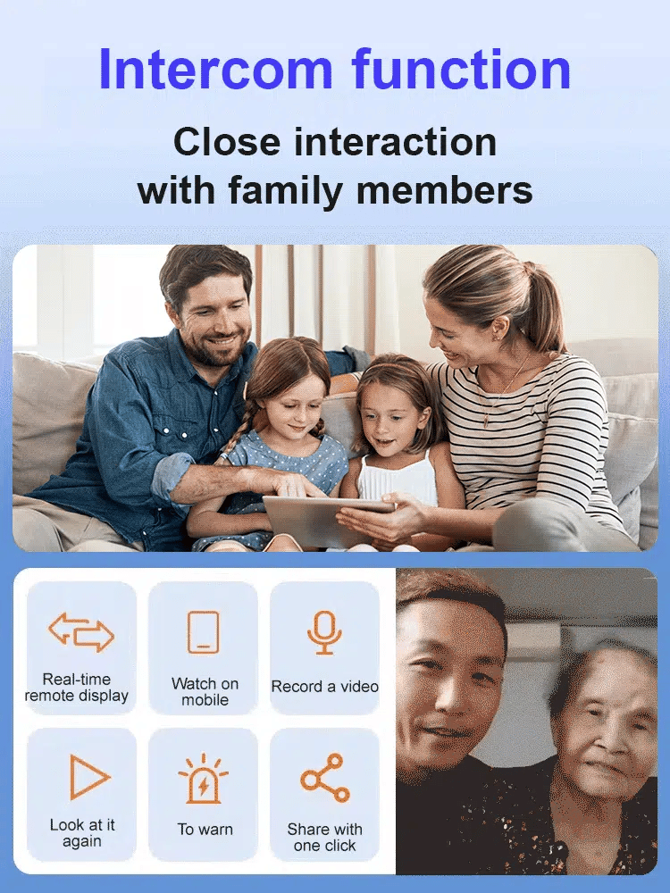 📸Mini WIFI Camera 1080P HD - Night Vision Included
